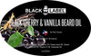 Image of Black Cherry Vanilla Beard Oil - Blacklabel Beard Company