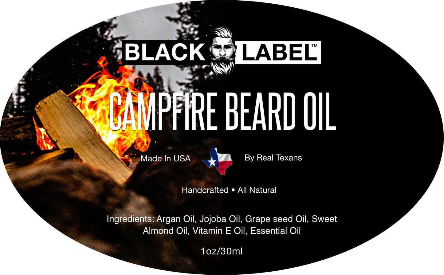 Campfire Beard Oil, Best Beard Conditioner and Beard Softener - Blacklabel Beard Company