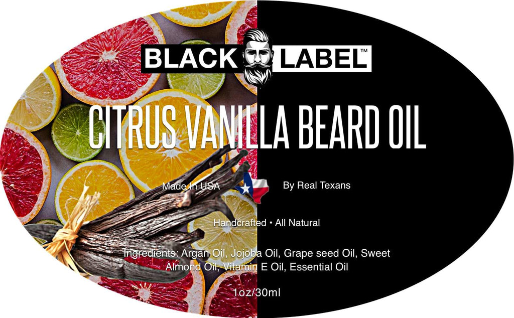 Citrus Vanilla Beard Oil - Blacklabel Beard Company