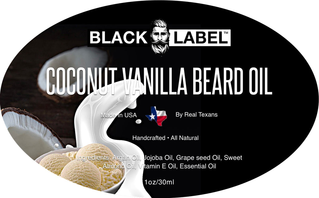 Coconut Vanilla Beard Oil - Blacklabel Beard Company