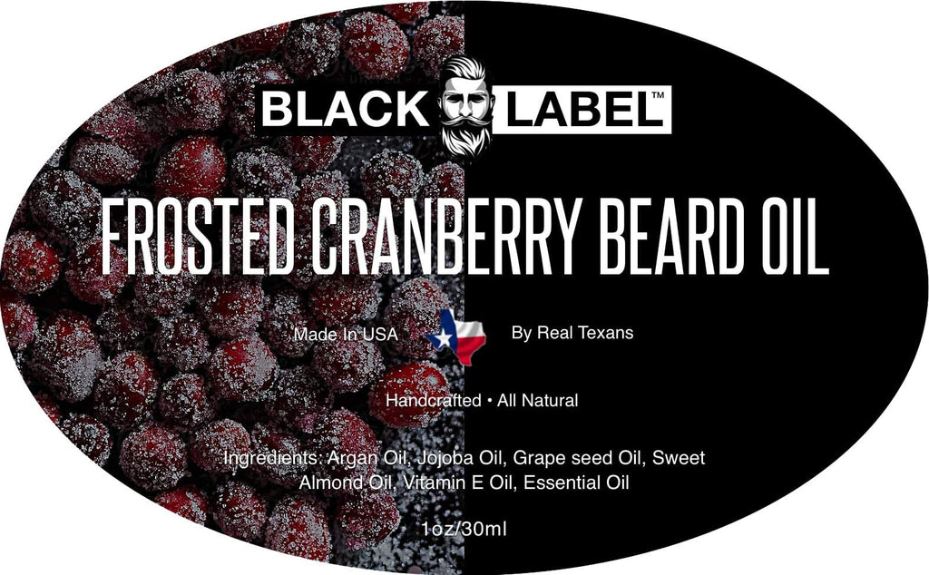 Frosted Cranberry Beard Oil - Blacklabel Beard Company