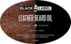 Image of Leather Beard Oil - Blacklabel Beard Company