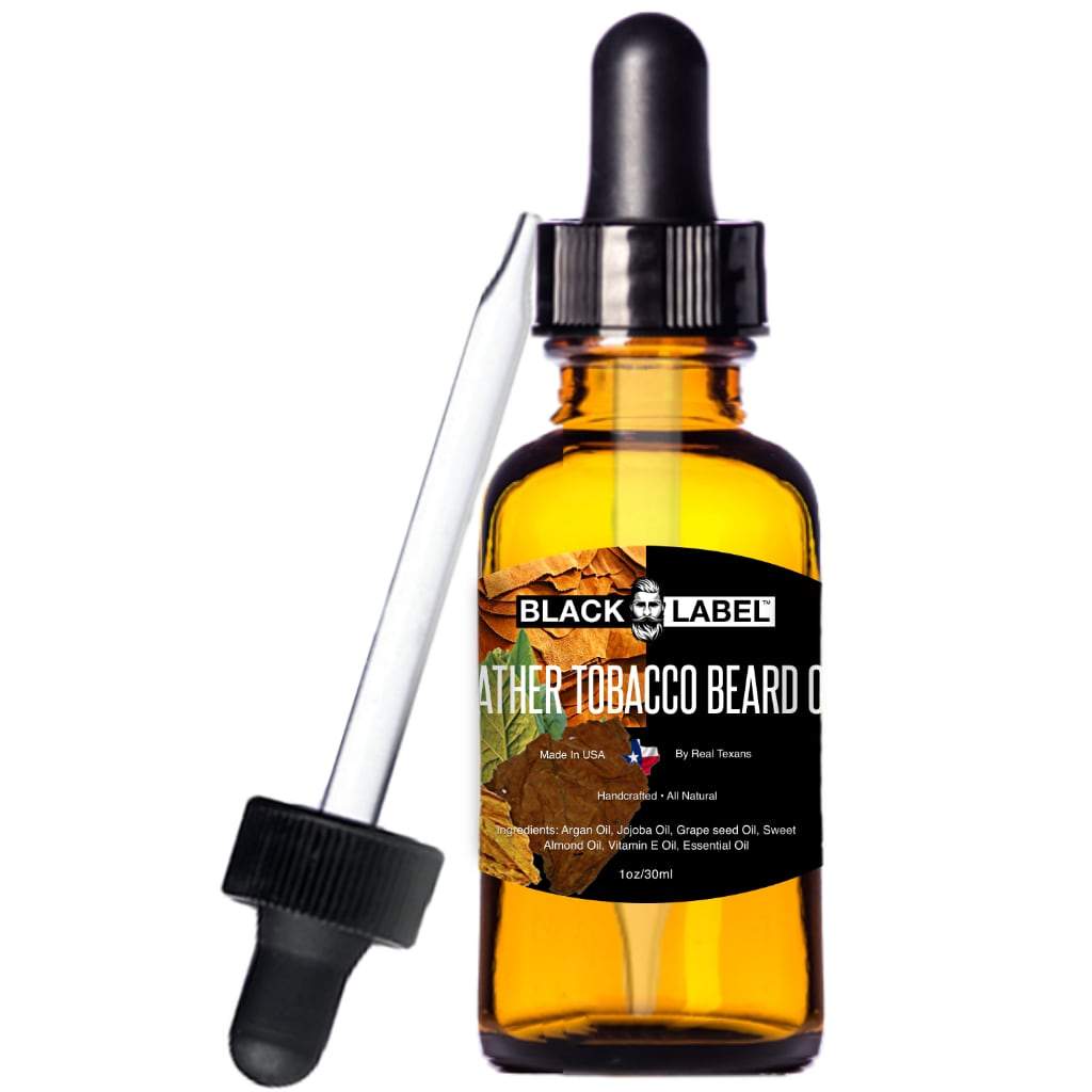 Leather & Tobacco Leaf Beard Oil - Blacklabel Beard Company