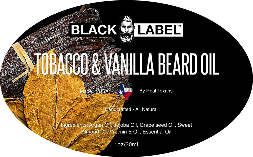 Tobacco Vanilla Beard Oil - Blacklabel Beard Company