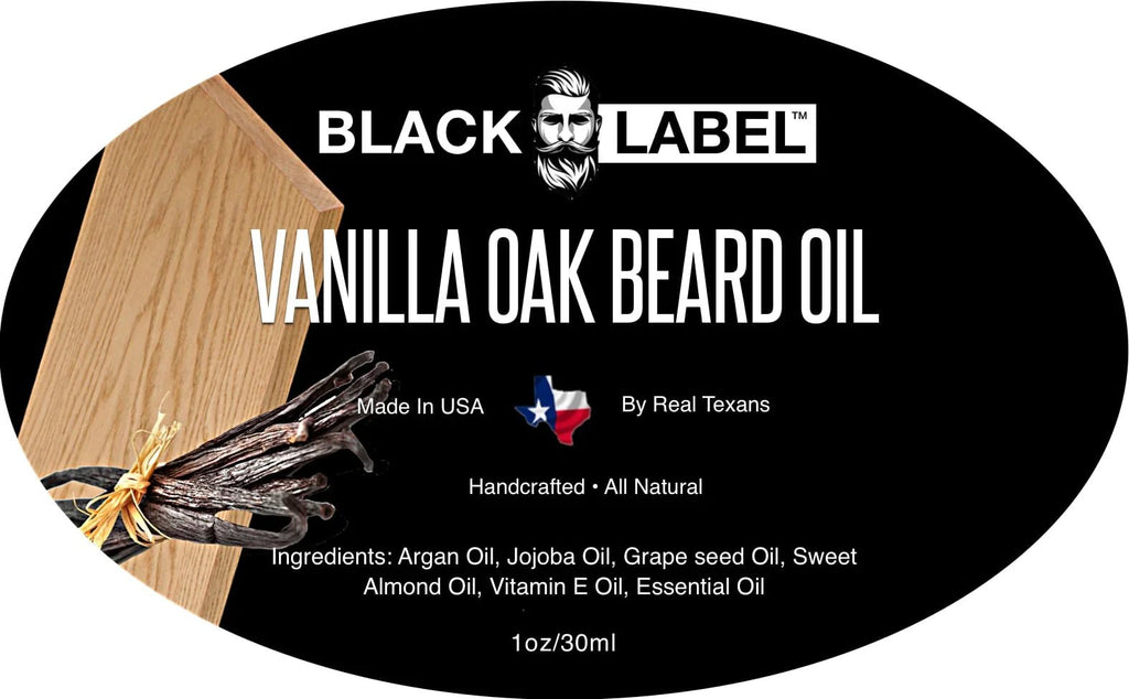 Vanilla Oak Beard Oil - Blacklabel Beard Company