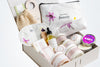 Image of A Special Day Gift, Birthday Gift Basket, Lavender Natural Bath & Body