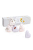 Image of Bath Bombs - Lavender  - a Set of 5 Heart Shaped Gift box - Mother's Day best gift