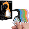 Image of 6 Pack of hoo(key)™ - The Only Patented Antimicrobial Silicone No-Touch Keychain Tool - Value Pack Deal