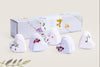 Image of Bath Bombs - Lavender  - a Set of 5 Heart Shaped Gift box - Mother's Day best gift