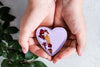 Image of Bath Bombs - Lavender  - a Set of 5 Heart Shaped Gift box - Mother's Day best gift