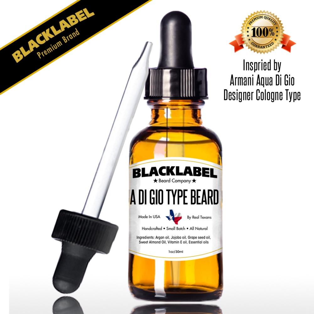 Aqua Di Gio Beard Oil Cologne Type Beard Oil & Beard Conditioner - Blacklabel Beard Company