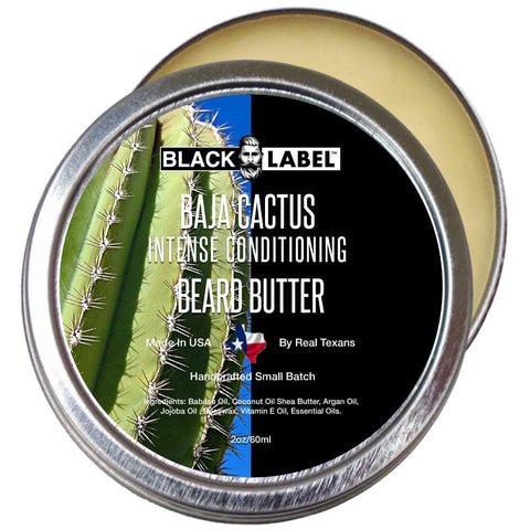 Baja Cactus Beard Butter, Best Beard Conditioner & Beard Softener - Blacklabel Beard Company