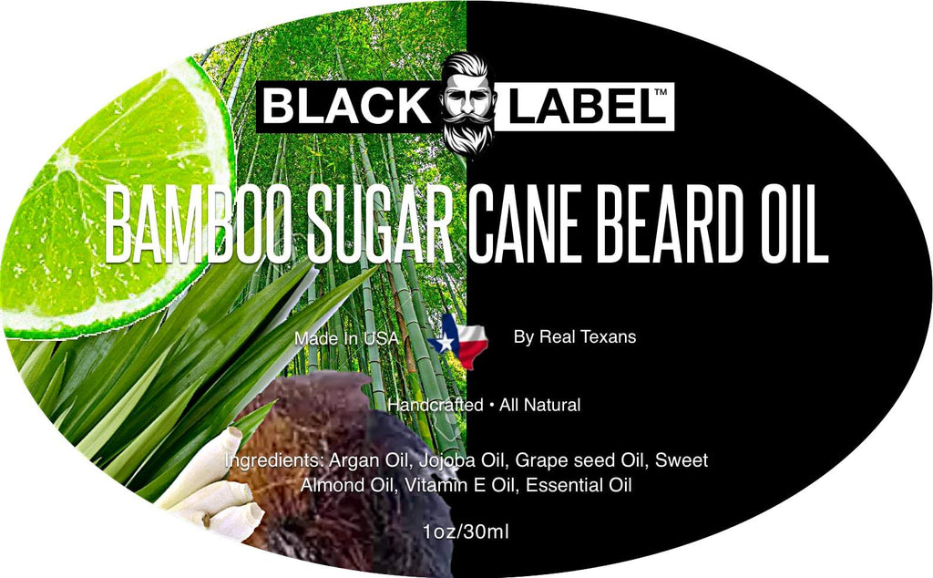 Bamboo & Sugar Cane Best Beard Oil & Beard Conditioner - Blacklabel Beard Company
