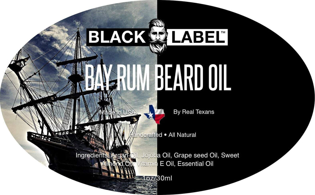 Bay Rum Beard Oil, Best Beard Conditioner & Beard Softener - Blacklabel Beard Company