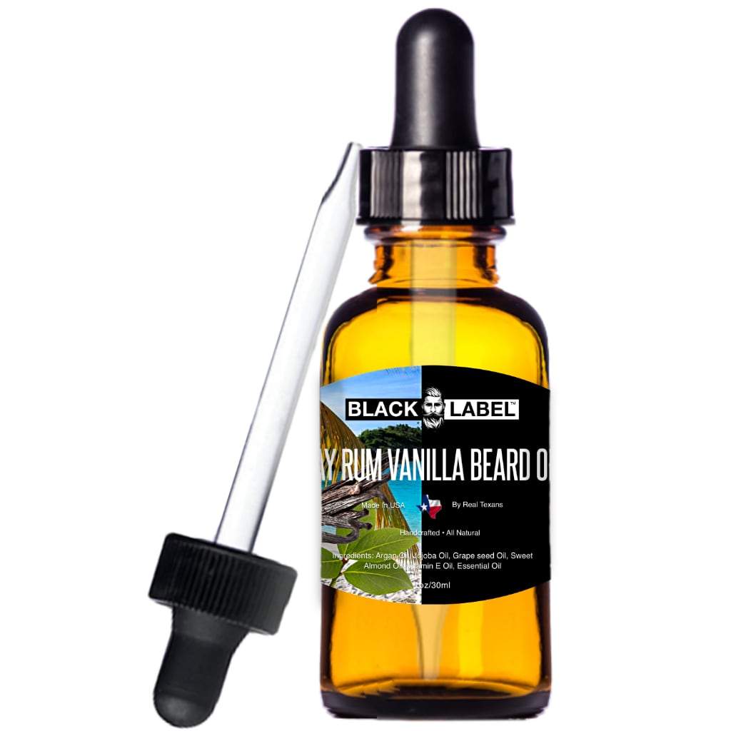 Bay Rum Vanilla Beard Oil Best Beard Conditioner Beard Softener - Blacklabel Beard Company