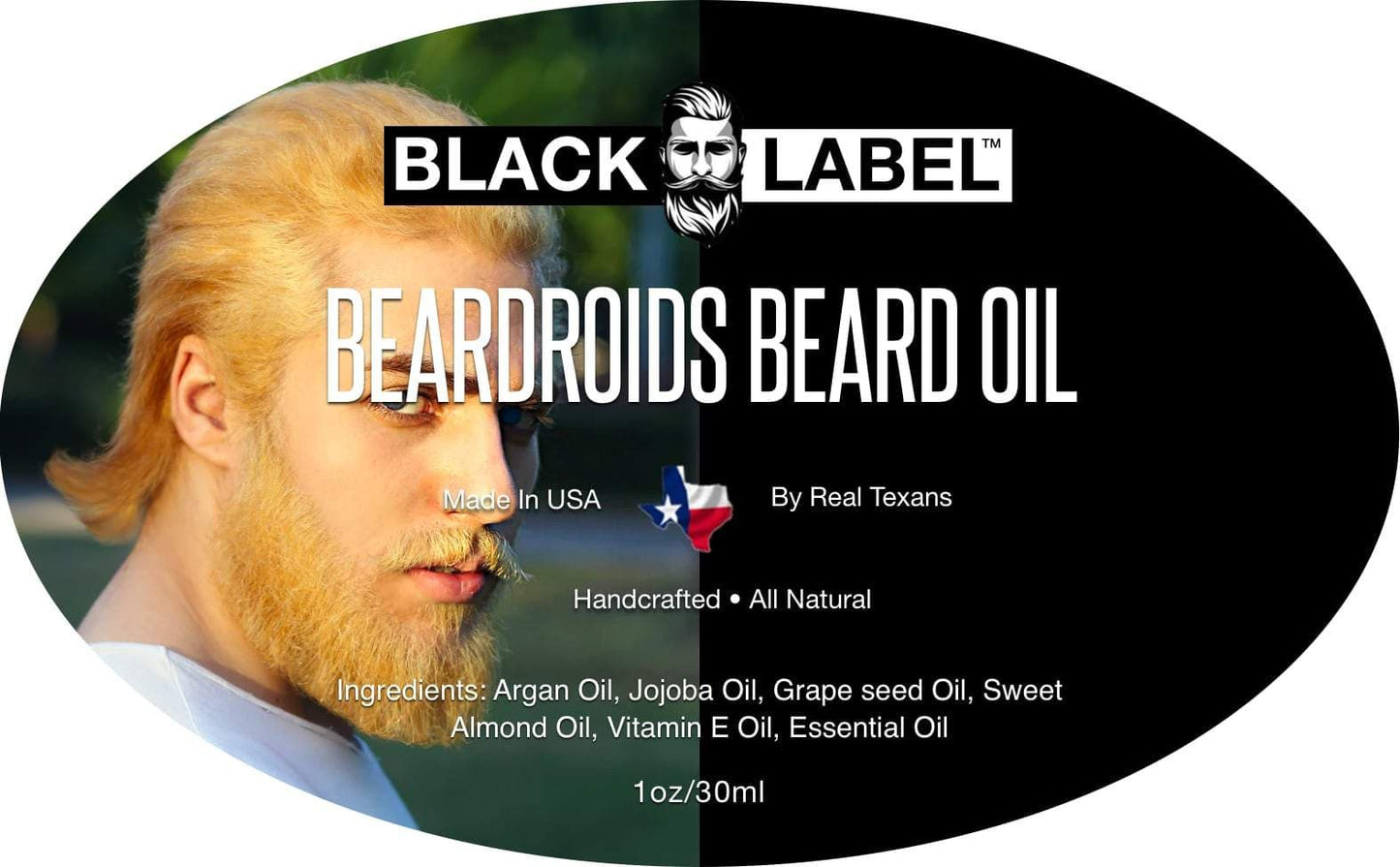 Beardroids Beard Oil Best Beard Conditioner and Beard Growth Oil - Blacklabel Beard Company