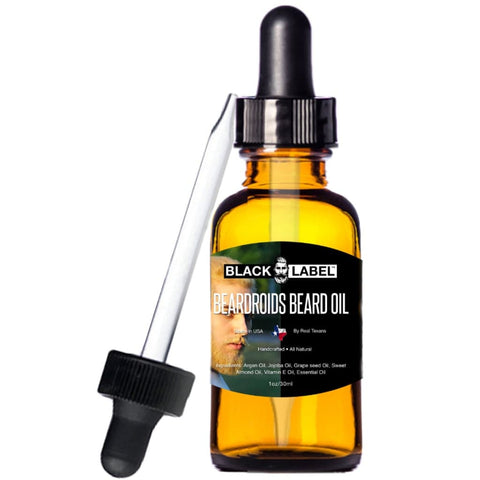 Beardroids Beard Oil Best Beard Conditioner and Beard Growth Oil - Blacklabel Beard Company