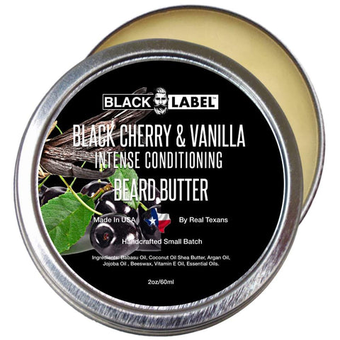 Black Cherry & Vanilla Beard Butter, Best Beard Conditioner & Beard Softener - Blacklabel Beard Company