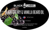 Image of Black Cherry Vanilla Beard Oil, Best Beard Conditioner and Beard Softener - Blacklabel Beard Company