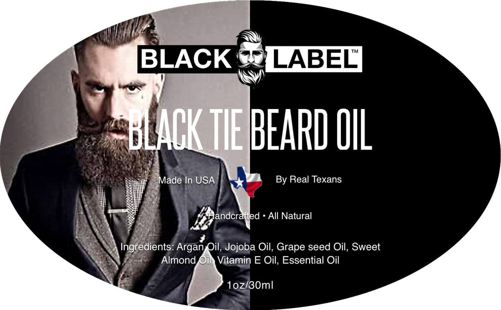 Black Tie Beard Oil, Best Beard Conditioner and Beard Softener - Blacklabel Beard Company