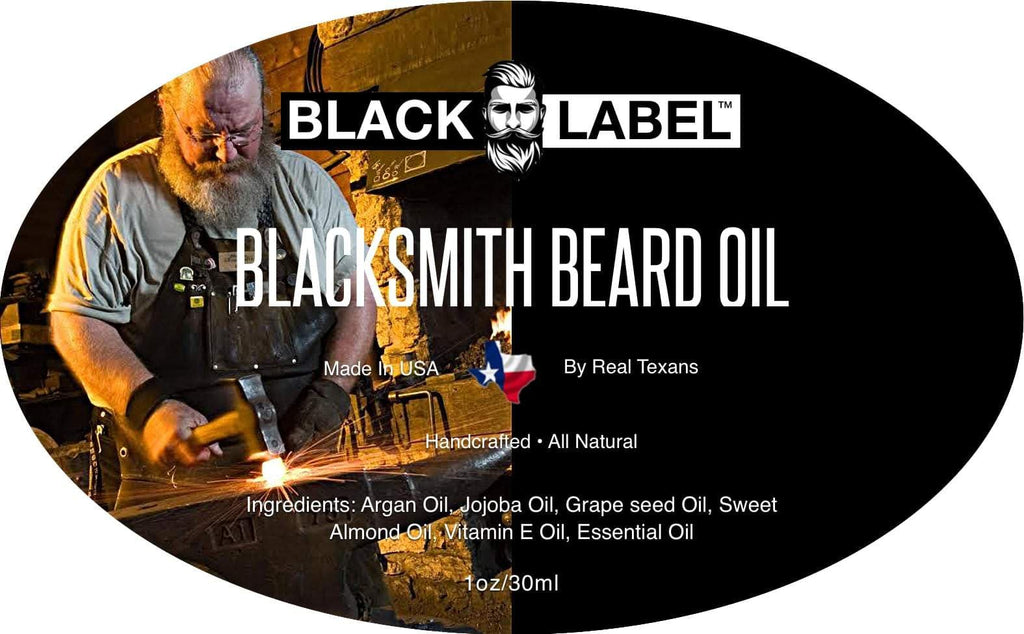 Blacksmith Beard Oil, Best Beard Conditioner and Beard Softener - Blacklabel Beard Company