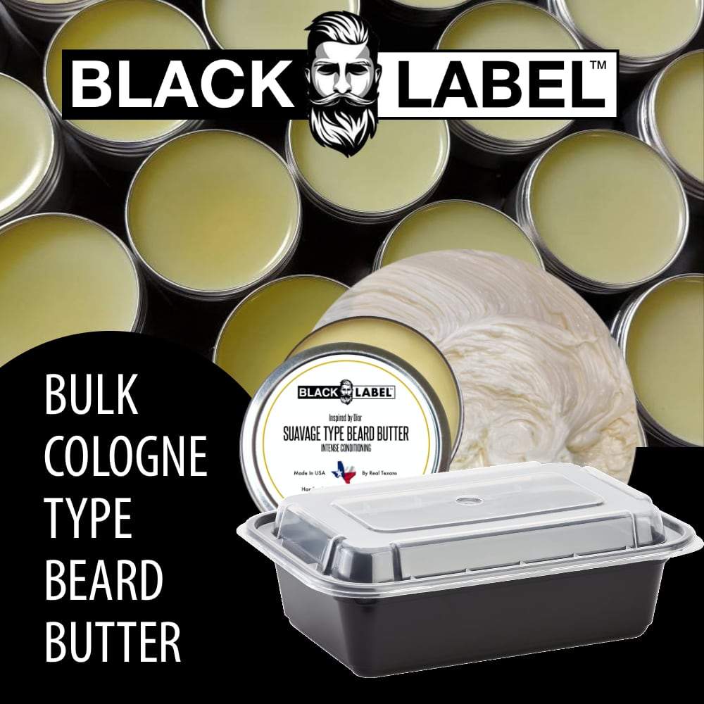 Bulk | Cologne Type Scented Beard Butter | All Natural & Organic | Best Beard Butter - Blacklabel Beard Company