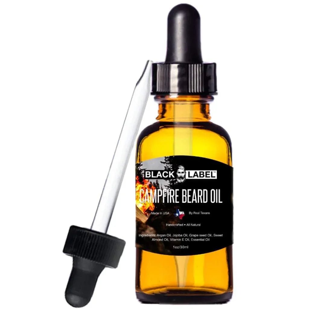 Campfire Beard Oil  Smoky Outdoors Scent | Blacklabel Beard Co.