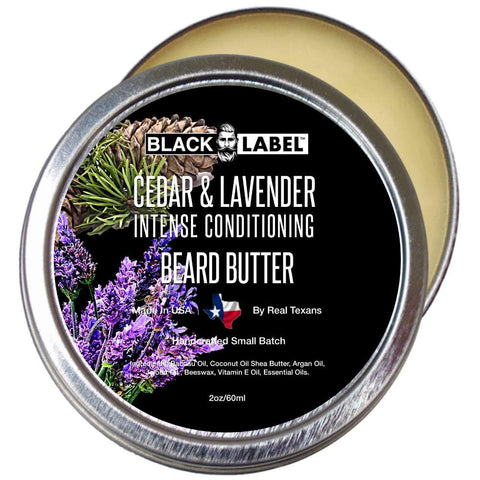 Cedar & Lavender Beard Butter, Best Beard Conditioner & Beard Softener - Blacklabel Beard Company