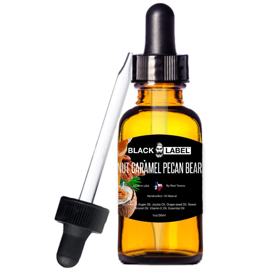 Coconut Caramel Pecan Beard Oil Best Beard Conditioner Beard Softener - Blacklabel Beard Company