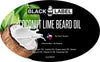 Image of Coconut Lime Beard Oil Best Beard Conditioner Beard Softener - Blacklabel Beard Company