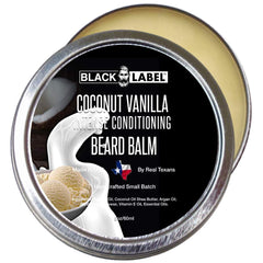 Coconut Vanilla Beard Balm, Best Beard Conditioner & Styling Pomade - Blacklabel Beard Company