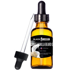 Coconut Vanilla Beard Oil, Best Beard Conditioner and Beard Softener - Blacklabel Beard Company