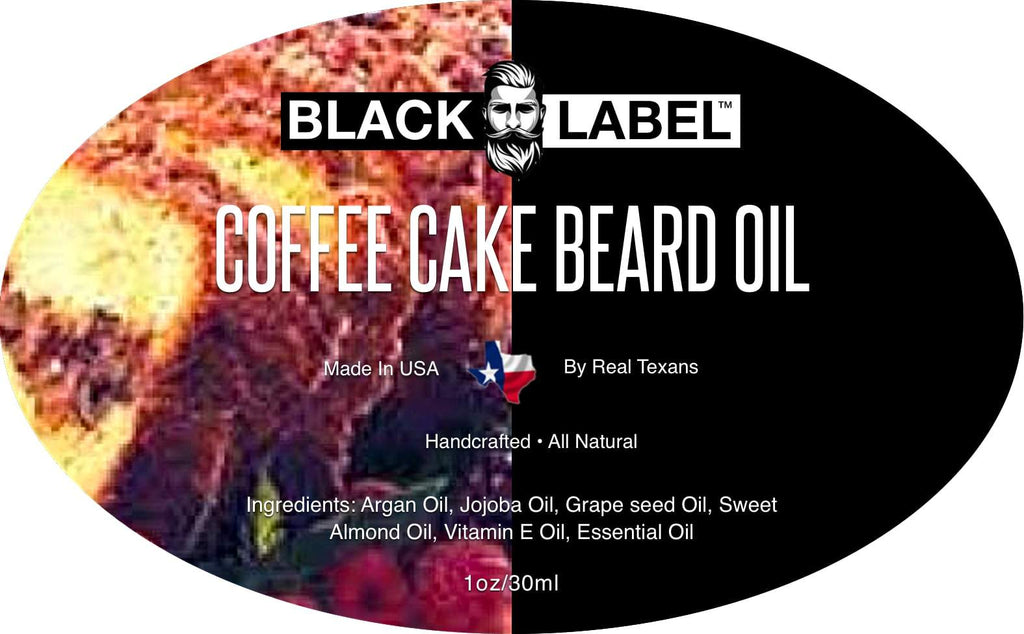 Coffee Cake Beard Oil, Best Beard Conditioner and Beard Softener - Blacklabel Beard Company