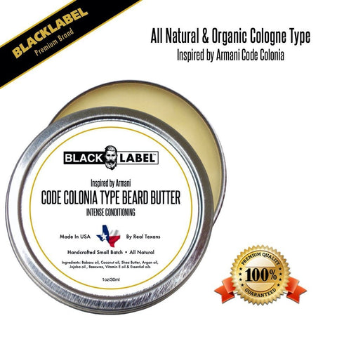 Cool Water Beard Butter, Cologne Type Beard Conditioner & Softener - Blacklabel Beard Company