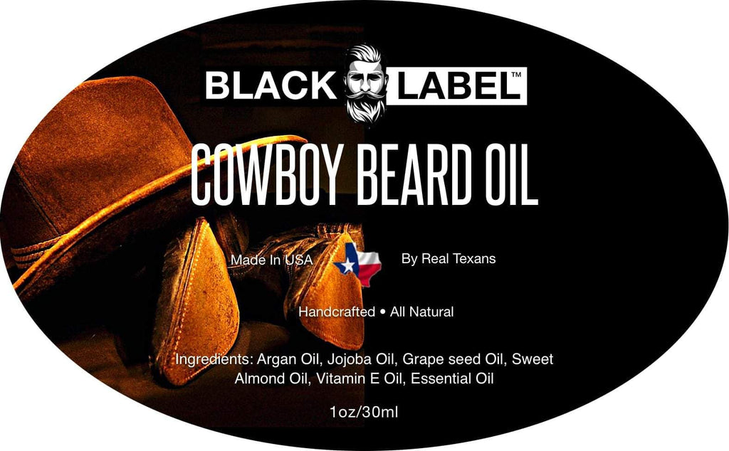Cowboy Beard Oil, Best Beard Conditioner and Beard Softener - Blacklabel Beard Company