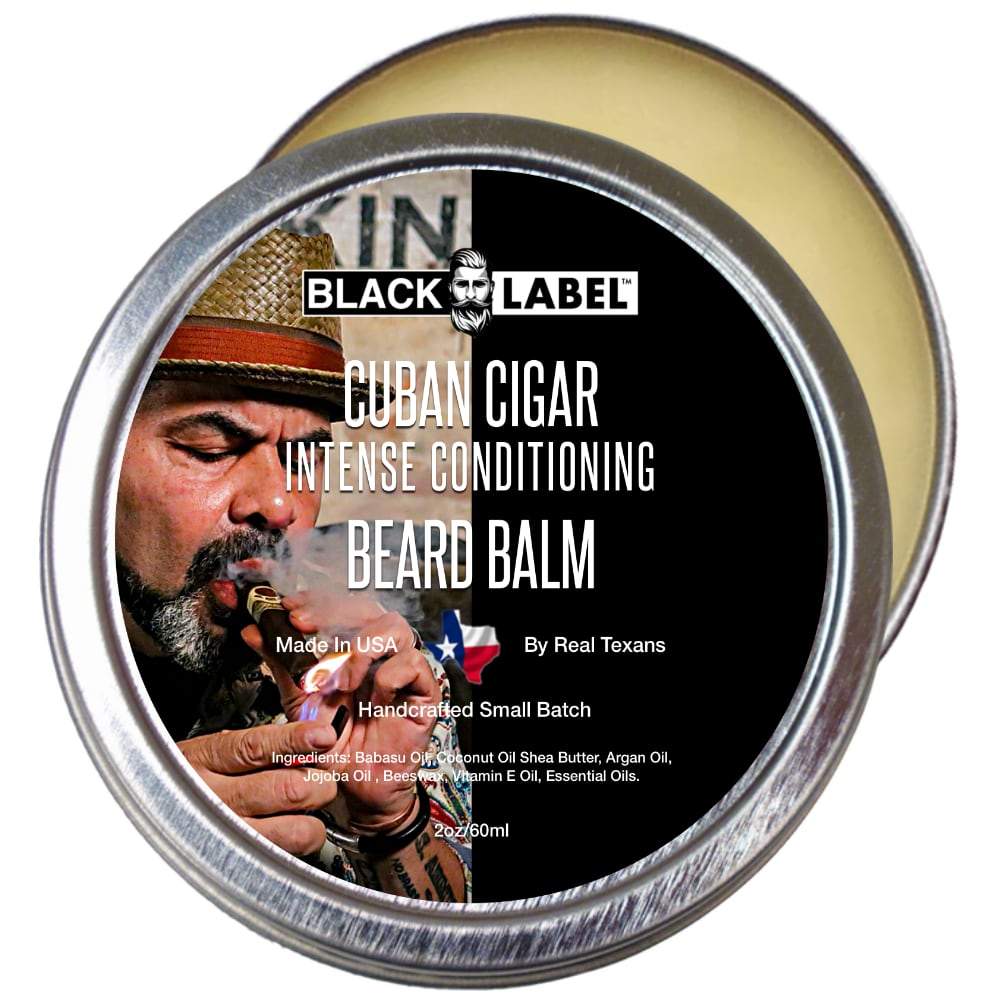 Cuban Cigar Beard Balm, Best Beard Conditioner & Styling Pomade - Blacklabel Beard Company