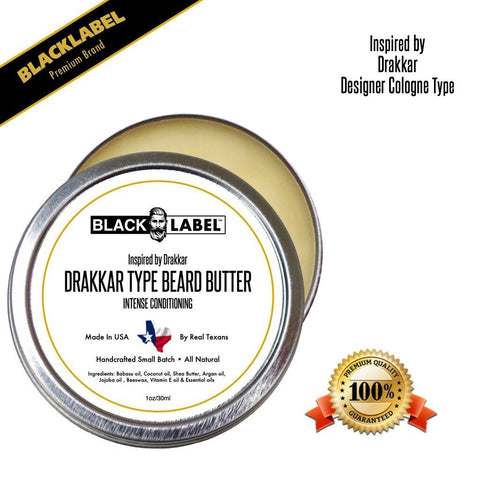 Drakkar Beard Butter, Cologne Type Beard Conditioner & Softener - Blacklabel Beard Company