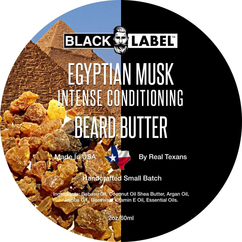 Egyptian Musk Beard Butter Best Beard Conditioner & Beard Softener - Blacklabel Beard Company