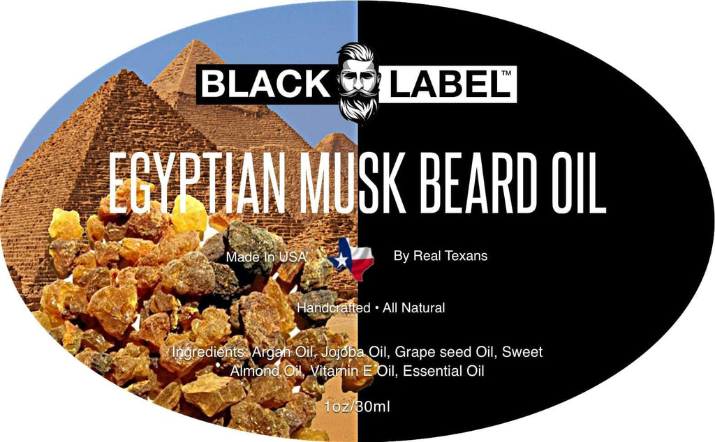 Egyptian Musk Beard Oil Best Beard Conditioner Beard Softener - Blacklabel Beard Company