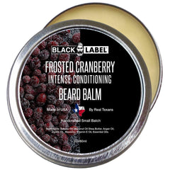 Frosted Cranberry Beard Balm, Best Beard Conditioner & Styling Pomade - Blacklabel Beard Company