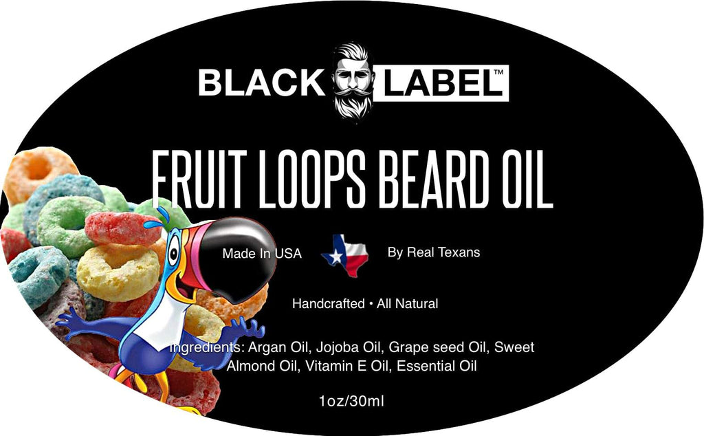 Fruit Loops Beard Oil Best Beard Conditioner Beard Softener - Blacklabel Beard Company