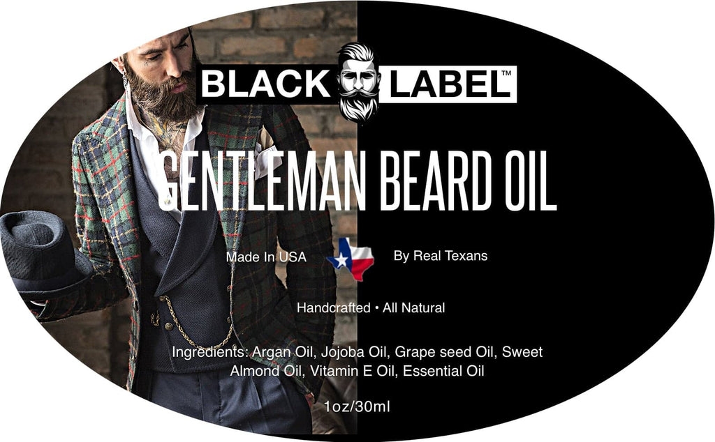 Gentleman Beard Oil Best Beard Conditioner Beard Softener - Blacklabel Beard Company