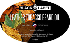 Leather & Tobacco Leaf Beard Oil