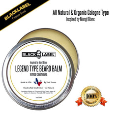 Legend by Monte Blanc Beard Butter, Cologne Type Beard Conditioner & Softener - Blacklabel Beard Company