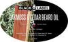 Image of Oakmoss Cedar Beard Oil - Blacklabel Beard Company