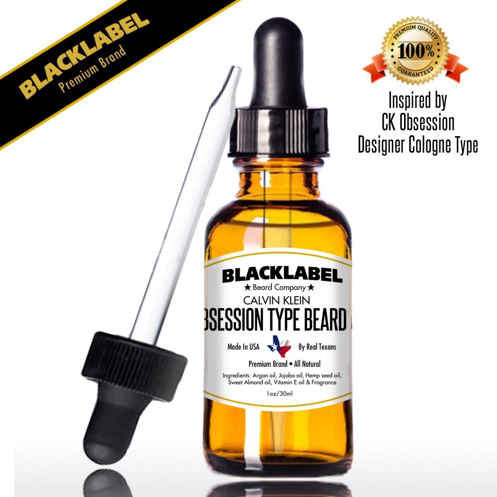 Obsession by Calvin Klein Beard Oil Cologne Type Beard Oil & Beard Conditioner - Blacklabel Beard Company