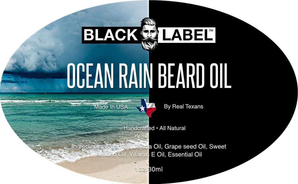 Ocean Rain Beard Oil Best Beard Conditioner Beard Softener - Blacklabel Beard Company