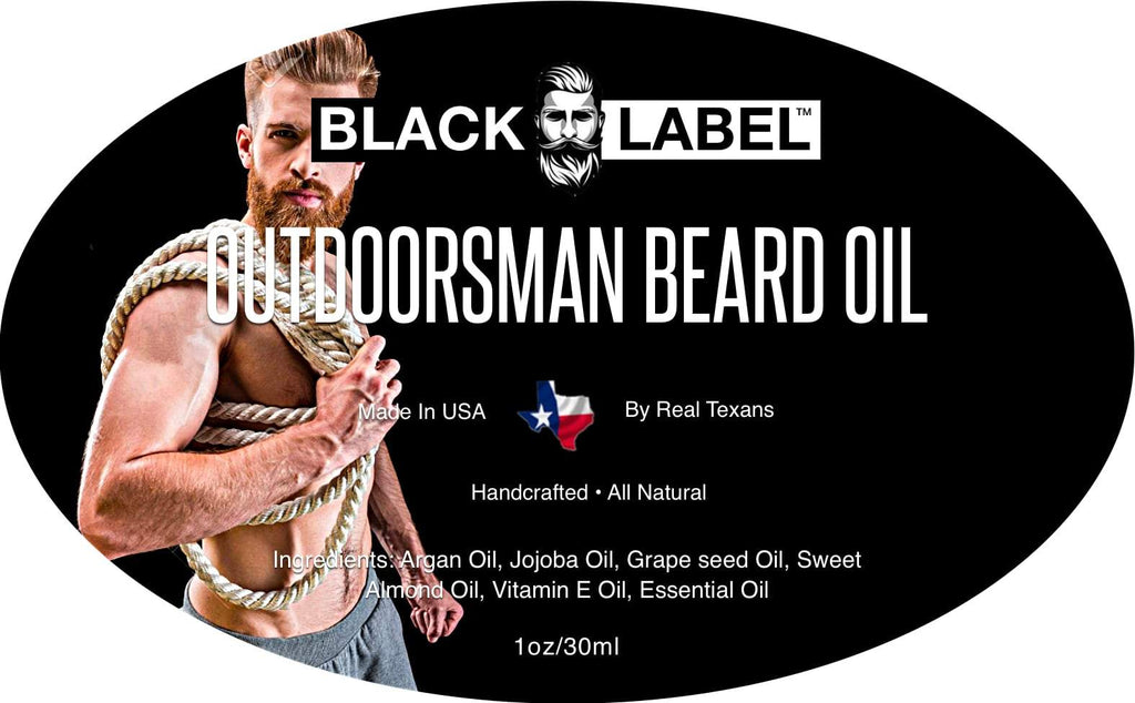 Outdoorsman Beard Oil, Best Beard Conditioner and Beard Softener - Blacklabel Beard Company