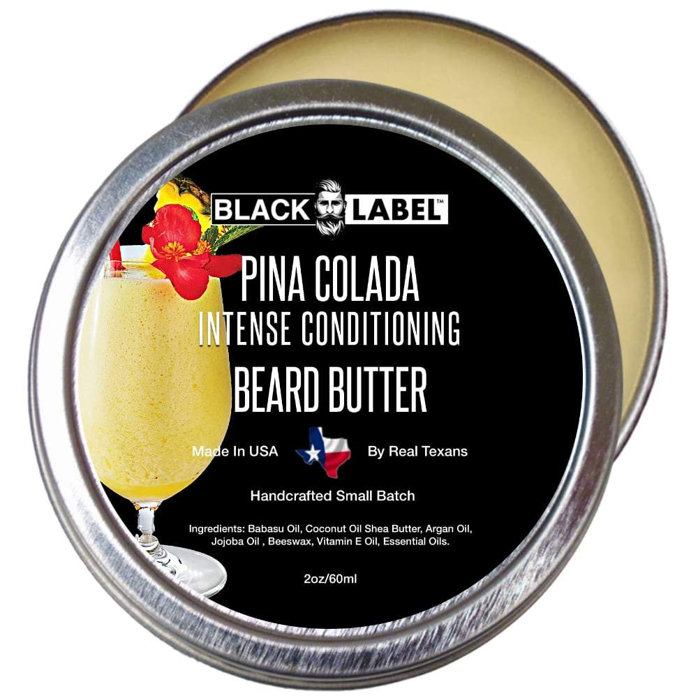 Pina Colada Beard Butter Best Beard Conditioner & Beard Softener - Blacklabel Beard Company
