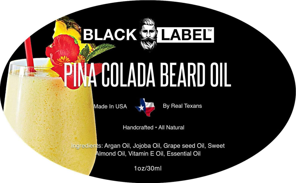 Pina Colada Beard Oil Best Beard Conditioner Beard Softener - Blacklabel Beard Company
